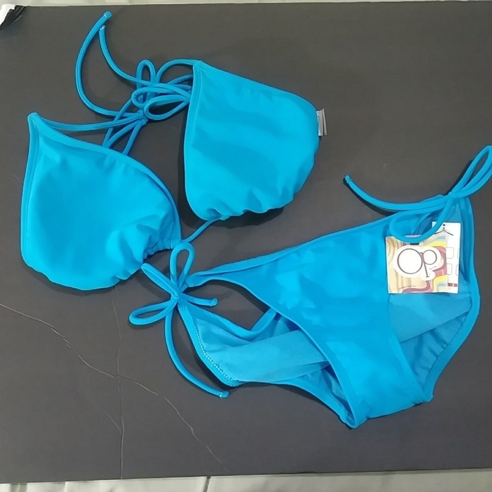 OP Two Piece Bikini Swimsuit  BlueTurquoise